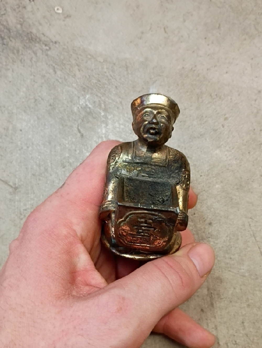 Bronze-Look Asian Figure Home Art Statue - Decorative Accent - Picture 1 of 1